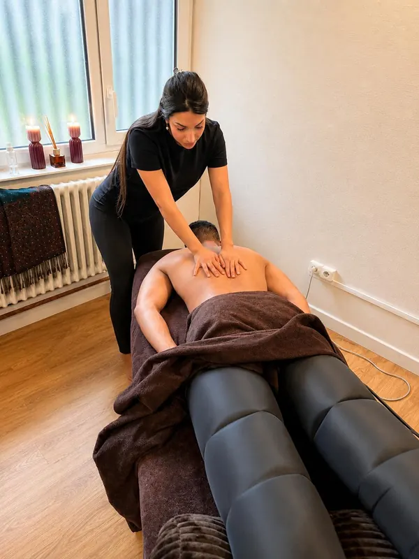Massage du dos au cabinet Odela